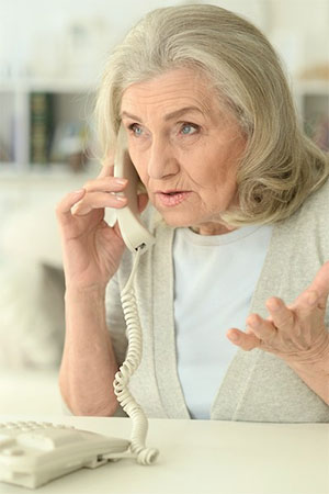 Woman with Hearing Loss